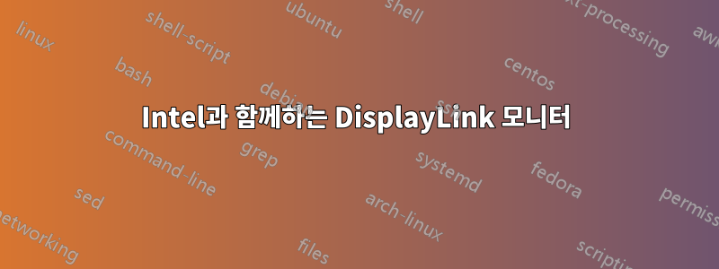 Intel과 함께하는 DisplayLink 모니터