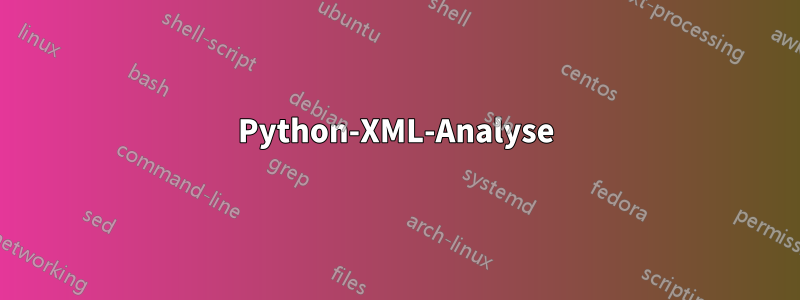 Python-XML-Analyse