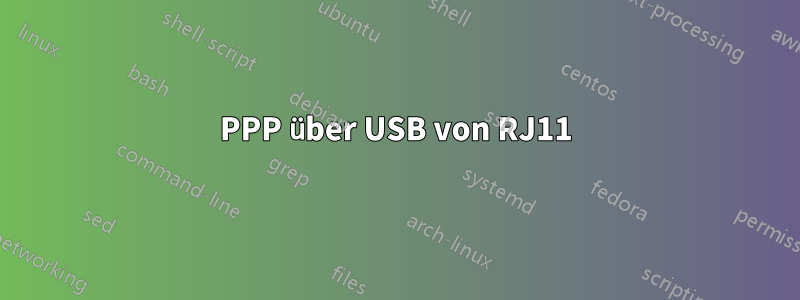 PPP über USB von RJ11