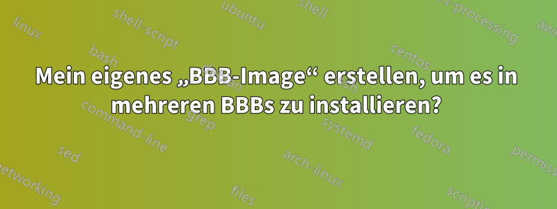 Mein eigenes „BBB-Image“ erstellen, um es in mehreren BBBs zu installieren?