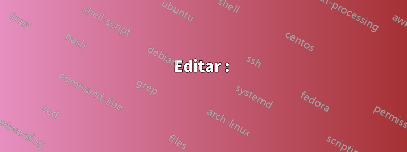 Editar :