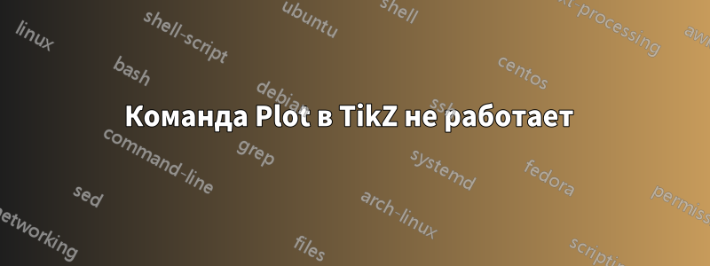 Команда Plot в TikZ не работает 