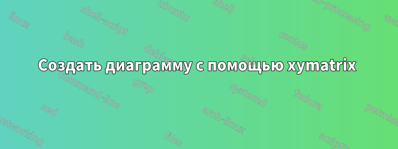 Создать диаграмму с помощью xymatrix