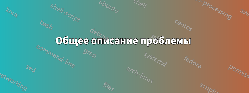 Общее описание проблемы