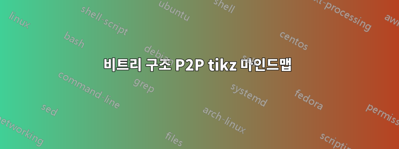 비트리 구조 P2P tikz 마인드맵