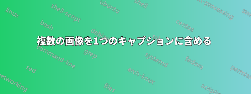 複数の画像を1つのキャプションに含める