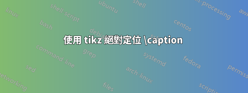 使用 tikz 絕對定位 \caption