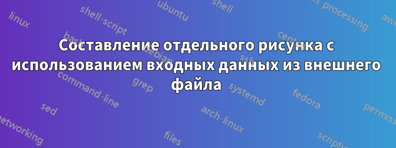 Составление отдельного рисунка с использованием входных данных из внешнего файла