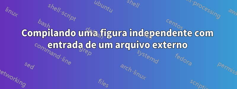 Compilando uma figura independente com entrada de um arquivo externo