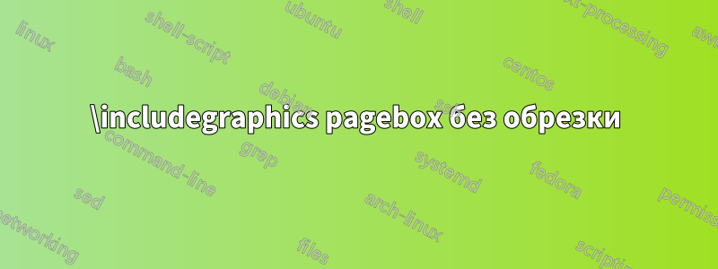 \includegraphics pagebox без обрезки