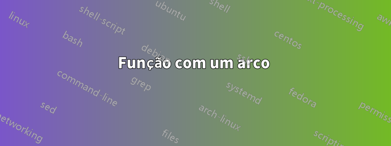 Função com um arco