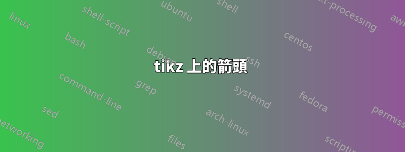 tikz 上的箭頭