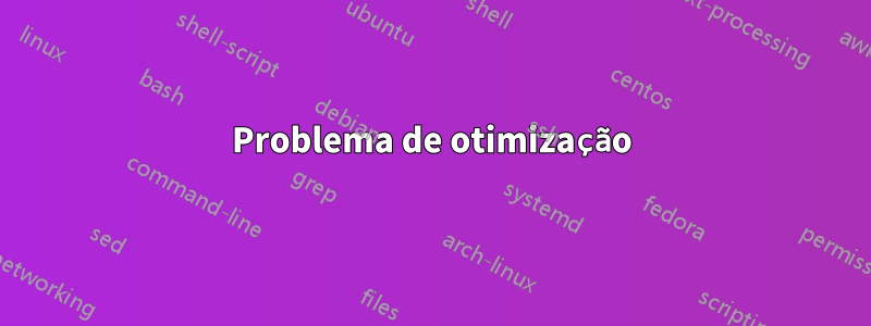 Problema de otimização