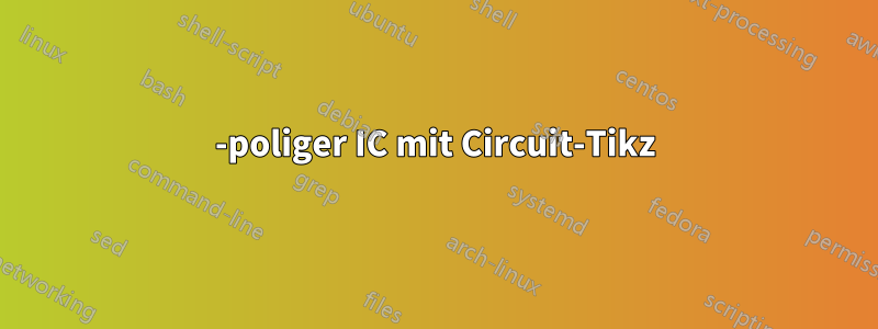8-poliger IC mit Circuit-Tikz