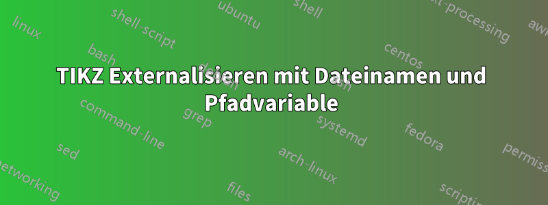TIKZ Externalisieren mit Dateinamen und Pfadvariable