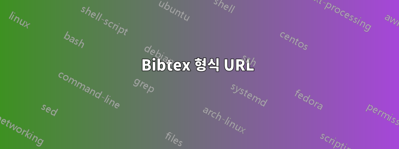 Bibtex 형식 URL