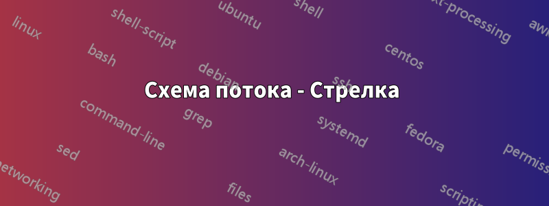Схема потока - Стрелка