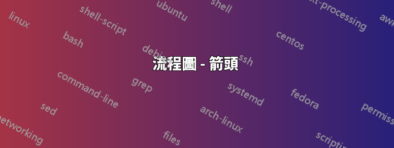 流程圖 - 箭頭