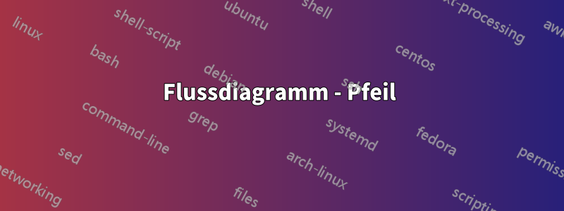 Flussdiagramm - Pfeil