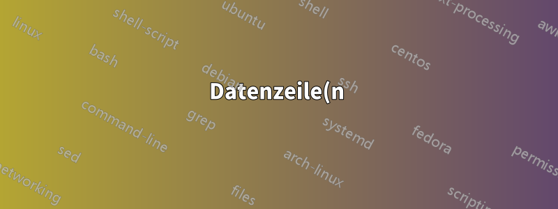 Datenzeile(n) in eine einzelne Spalte verschieben und dabei die Zeilenüberschrift(en) beibehalten
