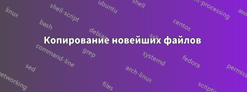 Копирование новейших файлов