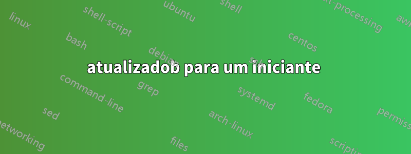 atualizadob para um iniciante
