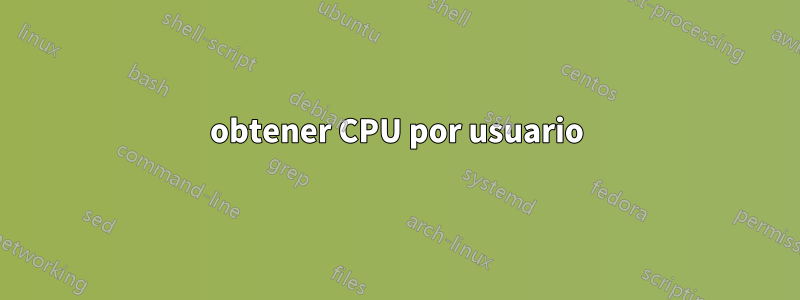 obtener CPU por usuario