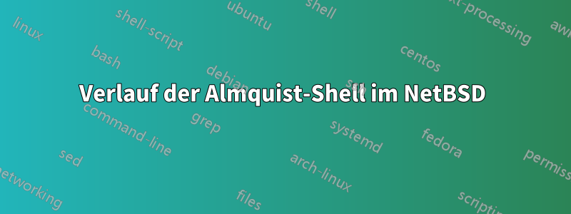 Verlauf der Almquist-Shell im NetBSD