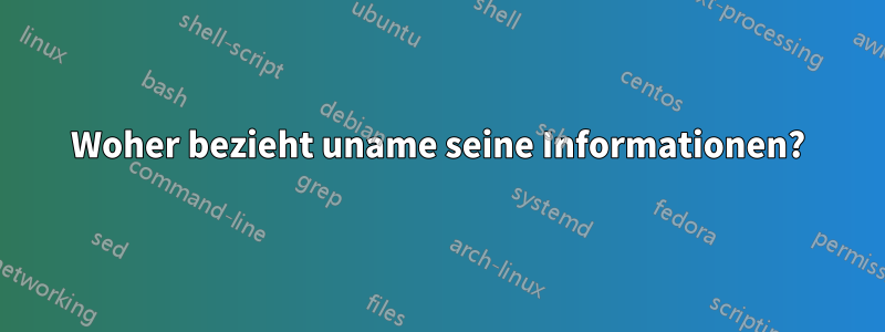 Woher bezieht uname seine Informationen?