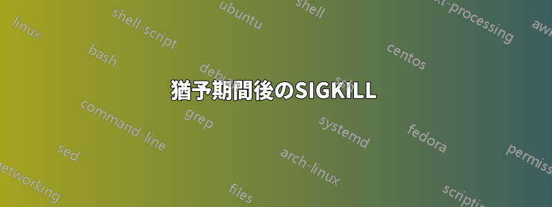 猶予期間後のSIGKILL