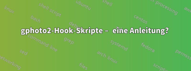 gphoto2-Hook-Skripte – eine Anleitung?