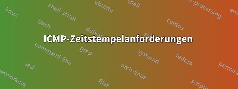 ICMP-Zeitstempelanforderungen