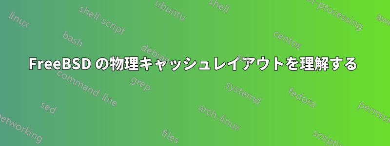 FreeBSD の物理キャッシュレイアウトを理解する