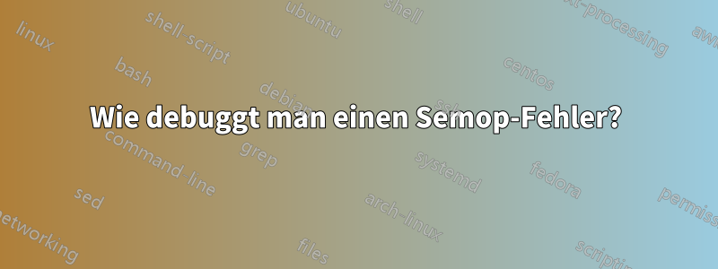 Wie debuggt man einen Semop-Fehler?