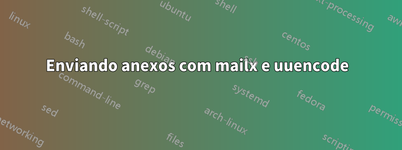 Enviando anexos com mailx e uuencode 