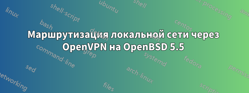 Маршрутизация локальной сети через OpenVPN на OpenBSD 5.5