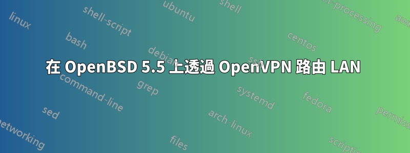 在 OpenBSD 5.5 上透過 OpenVPN 路由 LAN