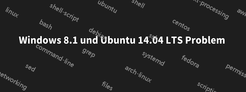 Windows 8.1 und Ubuntu 14.04 LTS Problem