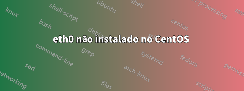 eth0 não instalado no CentOS