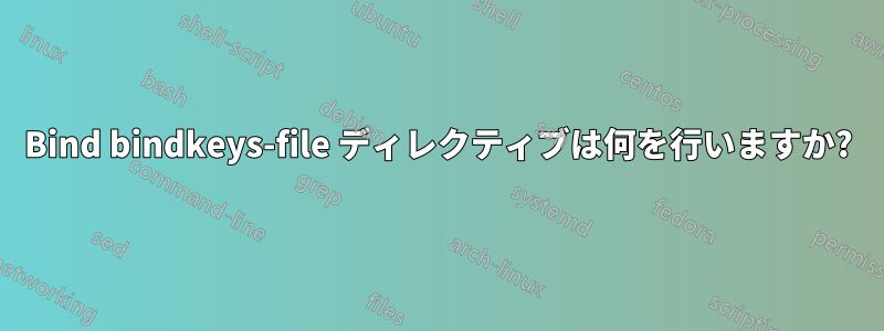 Bind bindkeys-file ディレクティブは何を行いますか?