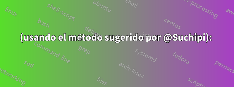 (usando el método sugerido por @Suchipi):