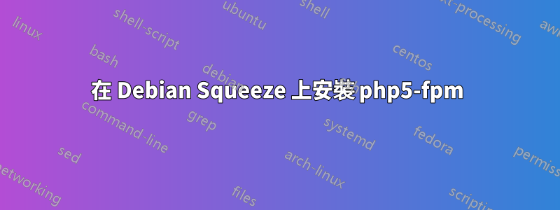 在 Debian Squeeze 上安裝 php5-fpm