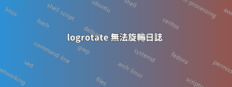 logrotate 無法旋轉日誌
