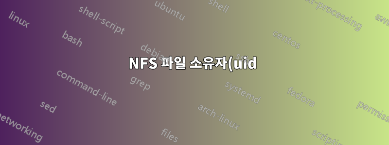 NFS 파일 소유자(uid) = 4294967294, 내 마운트로 많은 작업을 수행할 수 없습니다. 이 문제를 어떻게 해결합니까?