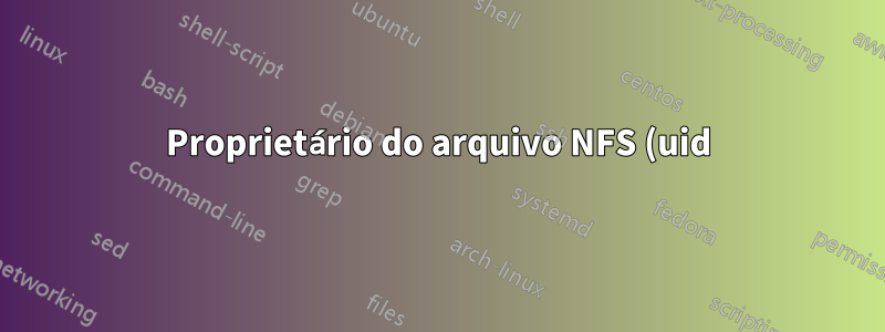 Proprietário do arquivo NFS (uid) = 4294967294, não posso fazer muito com minha montagem. Como faço para corrigir isso?