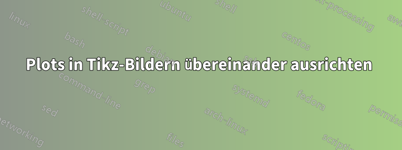 Plots in Tikz-Bildern übereinander ausrichten