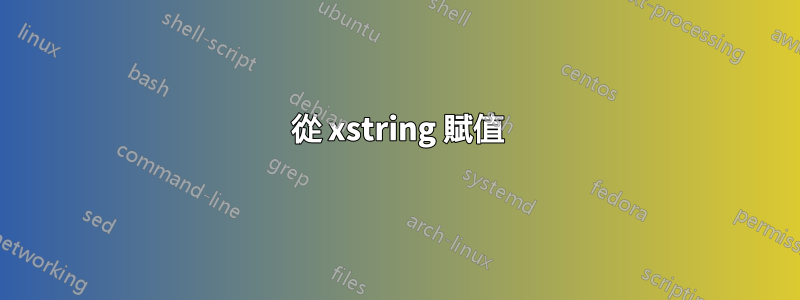 從 xstring 賦值