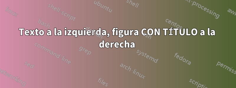 Texto a la izquierda, figura CON TÍTULO a la derecha