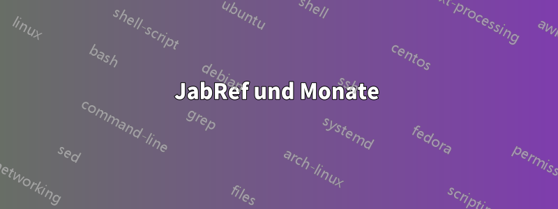 JabRef und Monate