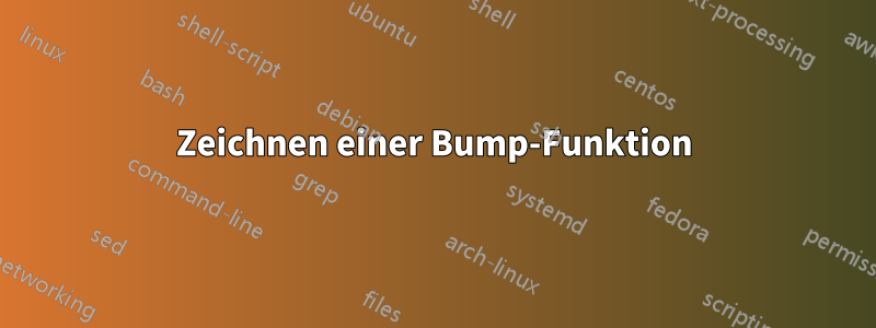 Zeichnen einer Bump-Funktion